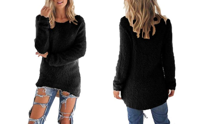 Women's Fluffy Jumper