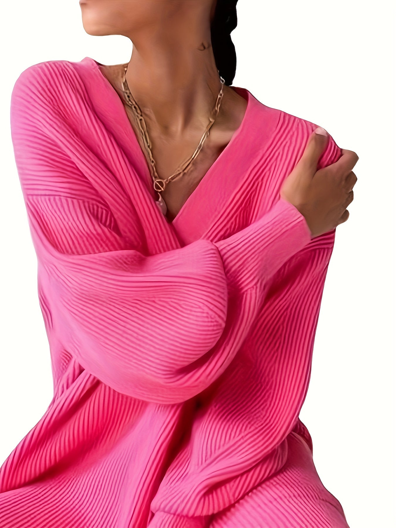 Pink Button Down Knit Cardigan